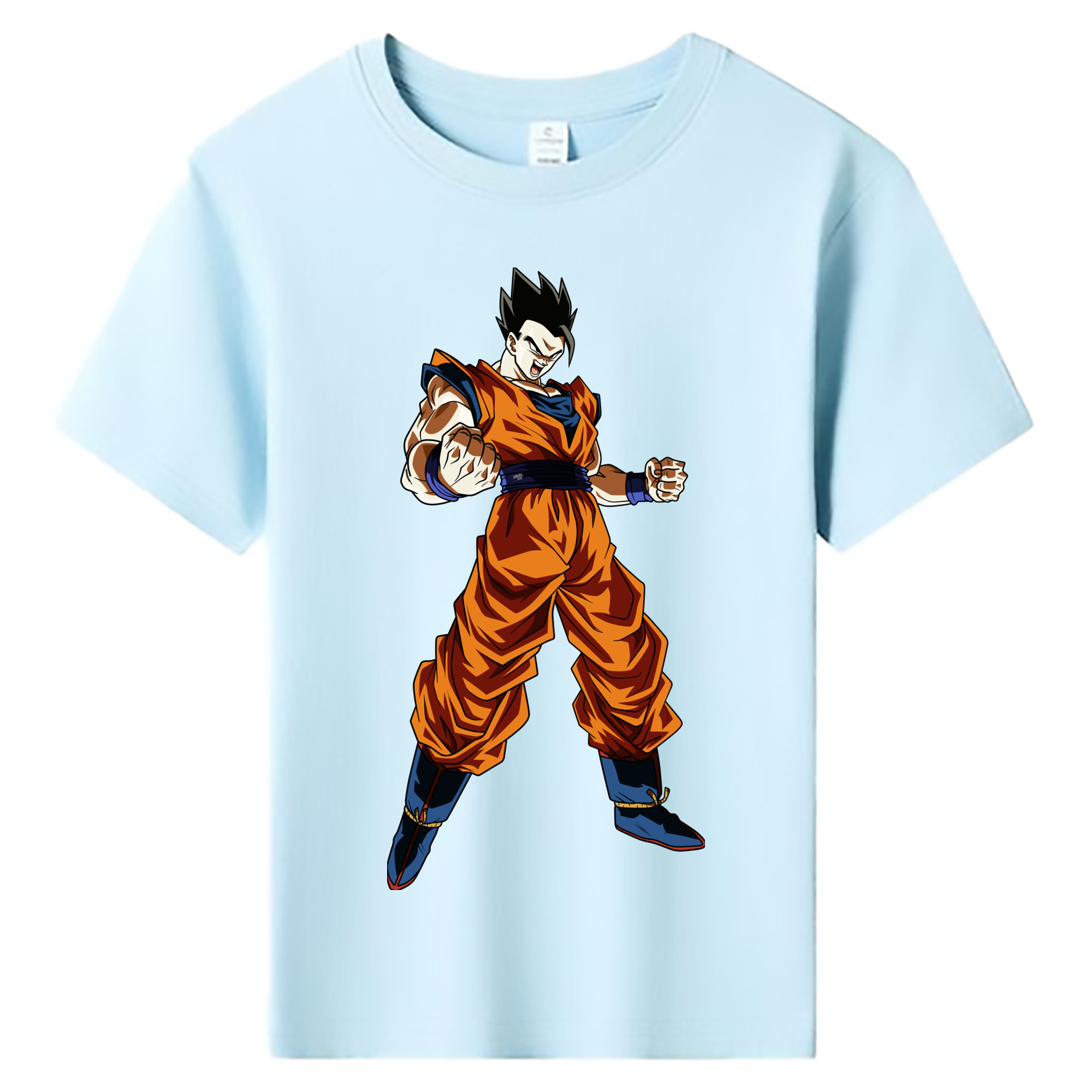 （画像用） ドラゴンボール 孫 悟飯（そんごはん）DRAGON BALL Son Gohan 綿100％キッズTシャツ（フロントプリント）